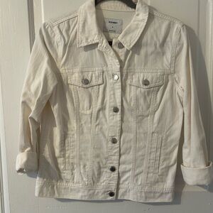 Old Navy Off-White Denim Jacket